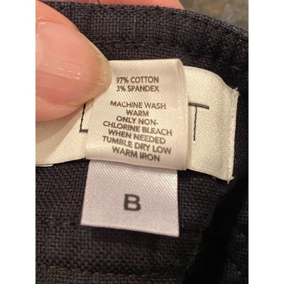 Ann Taylor Loft Black Julie Ankle Cropped‎ Straight Leg Pants Cuffed Size 8 - Picture 10 of 10